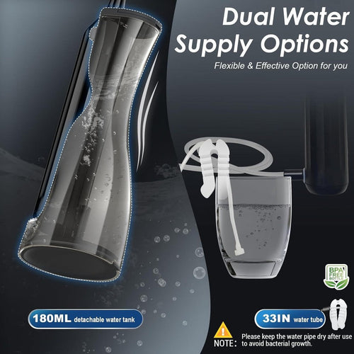 Electric Toothbrush with Water Flosser Combo, Cordless flossing Toothbrush
